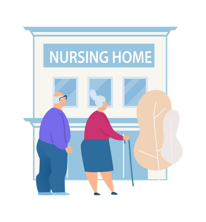 Nursing Home  Illustration