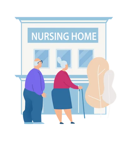 Nursing Home  Illustration