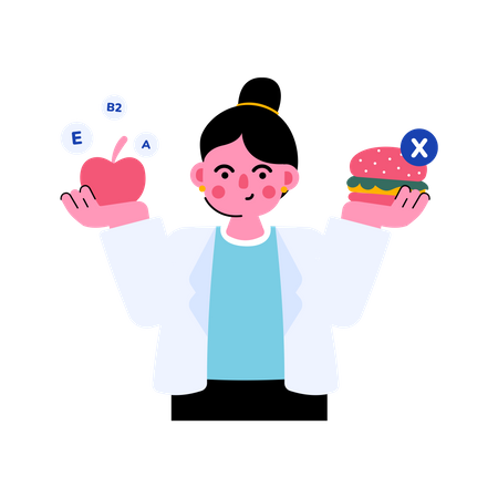 Nutricionista  Ilustração