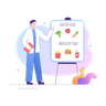 nutritionist illustration svg