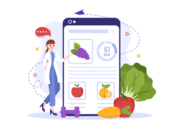 Nutritionist  Illustration