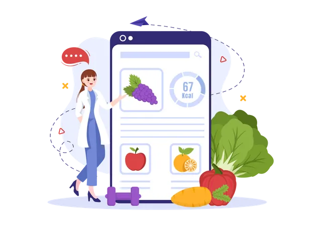 Nutritionist  Illustration