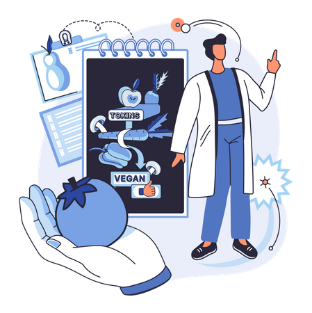 Nutritionniste  Illustration