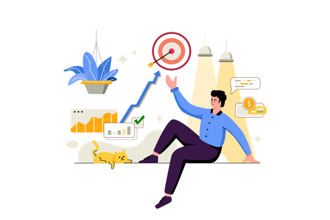 Objectif commercial  Illustration