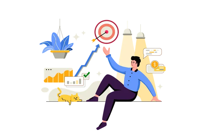 Objectif commercial  Illustration