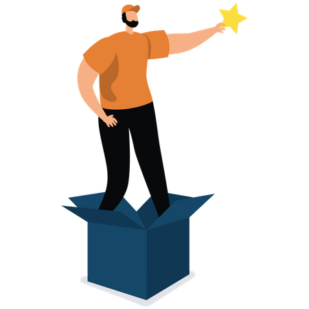 Objective and motivation to achieve goal  Illustration
