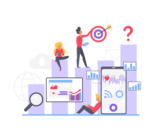 Objetivo empresarial  Ilustración