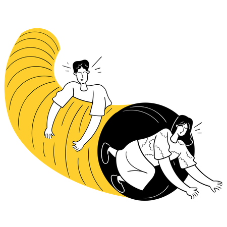 Obstacle Course Challenge  Illustration
