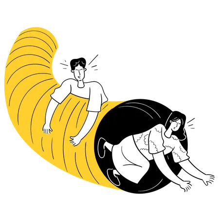 Obstacle Course Challenge  Illustration