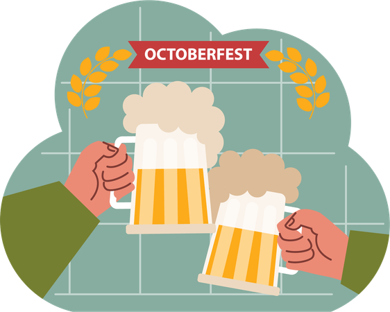 October Fest banner  Illustration