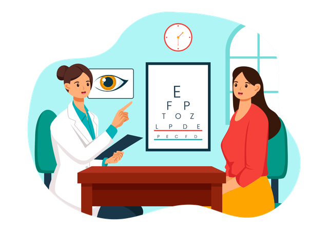 Ocular Health  Illustration