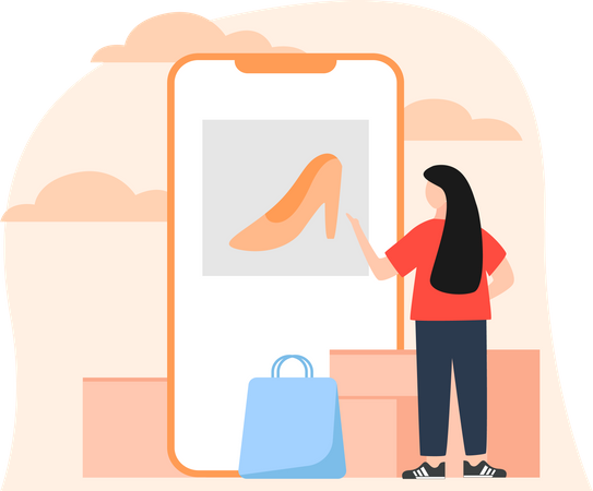 Oferta de compras  Ilustração