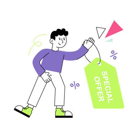 Oferta especial  Ilustración