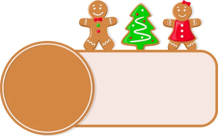 Etiqueta de oferta de navidad  Ilustración