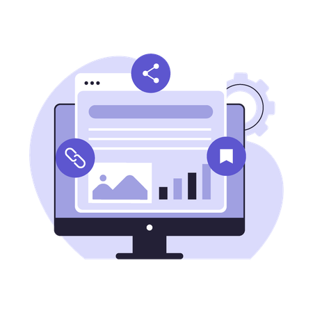 Off-Page SEO and Link Building Strategy  Illustration