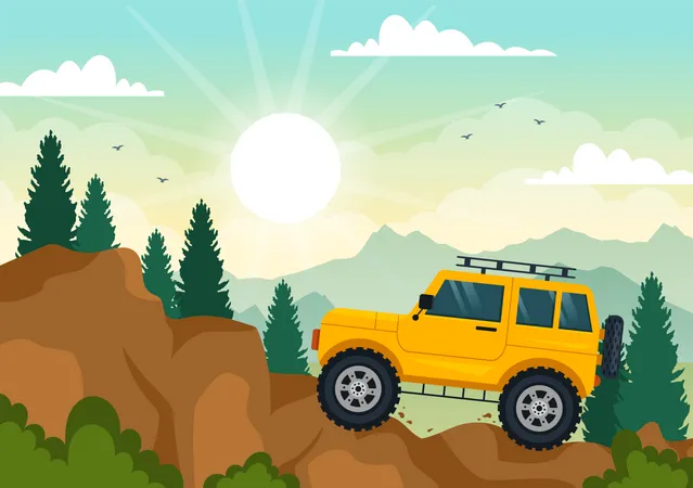 Off Road Vehicle  Illustration