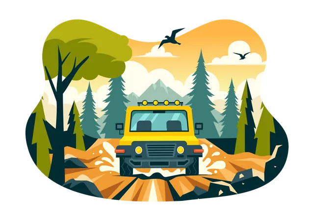 Off roader  Illustration