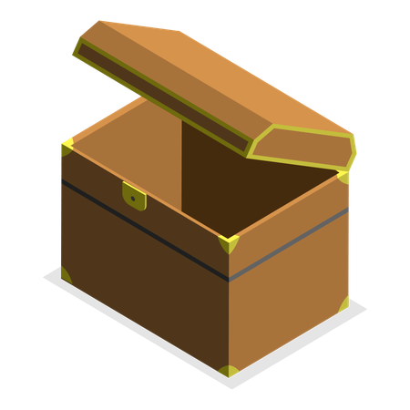 Offene Box  Illustration