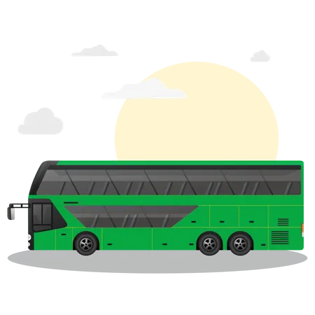 Öffentlicher Bus  Illustration