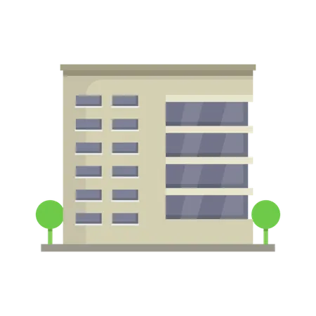 Office Building  Illustration