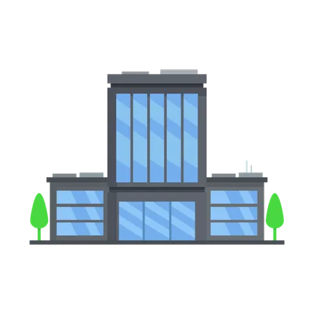 Office Building  Illustration