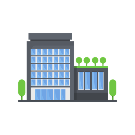 Office Building  Illustration