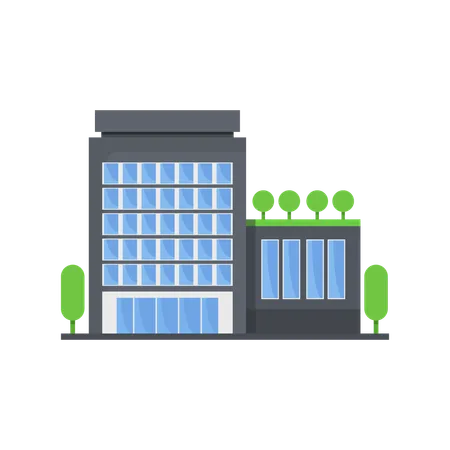 Office Building  Illustration