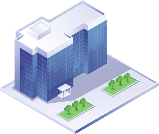 Office building  Illustration