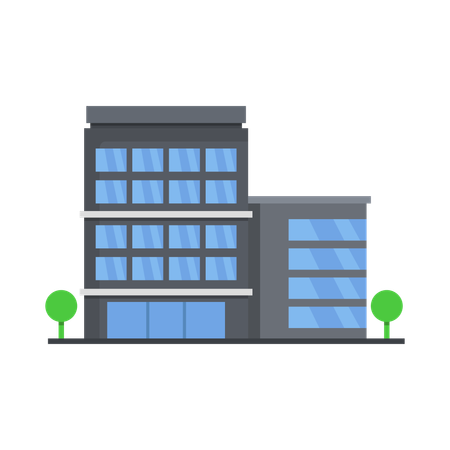 Office Building  Illustration