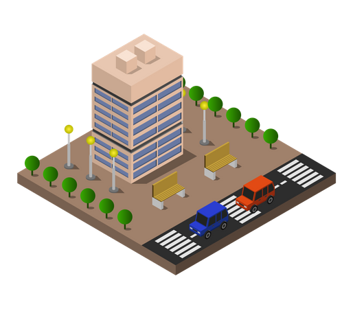 Office building  Illustration