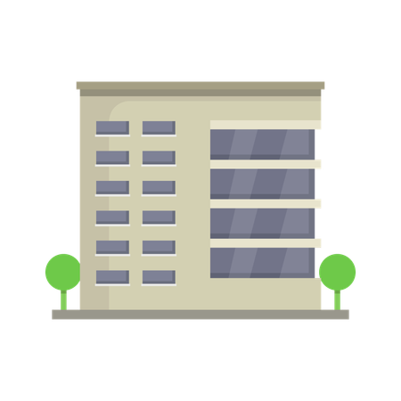 Office Building  Illustration