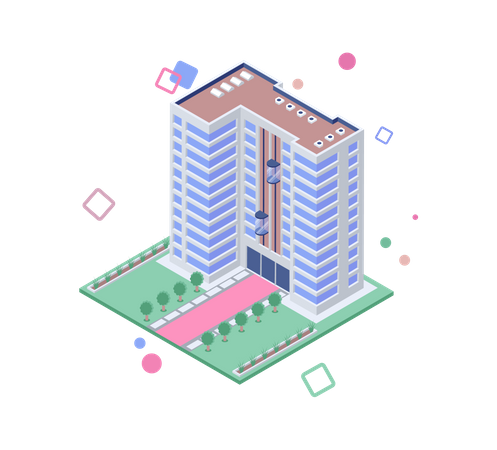 Office building  Illustration