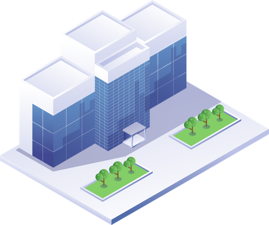 Office building  Illustration