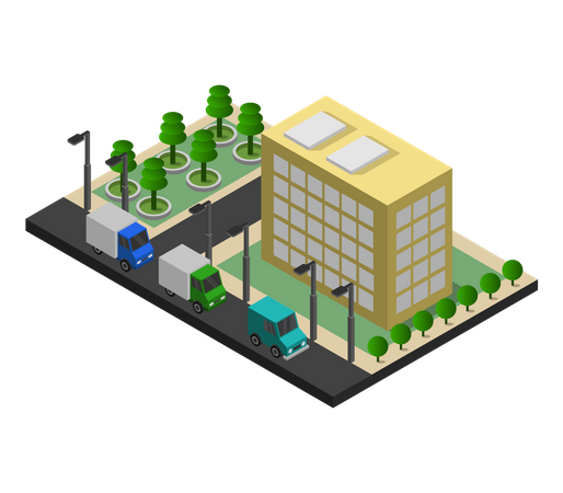 Office campus  Illustration