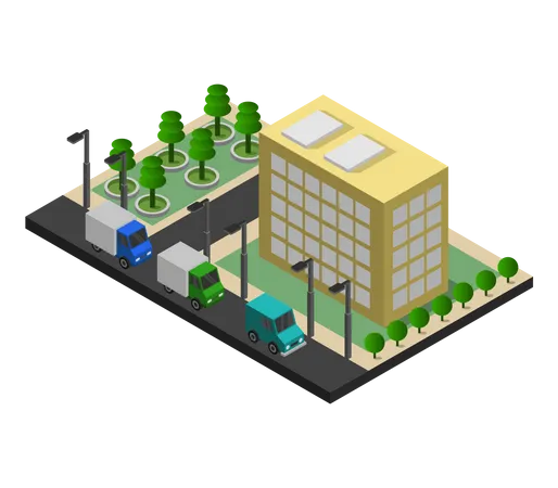 Office campus  Illustration