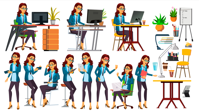 Office Culture  Illustration