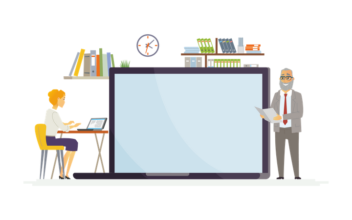 Office Life  Illustration