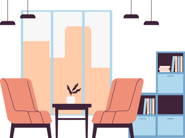 Office Lounge  Illustration