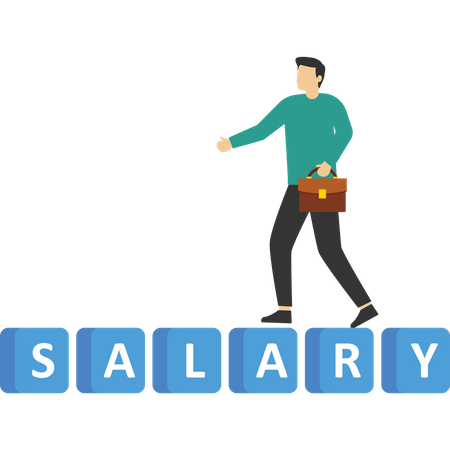 Office salary  Illustration