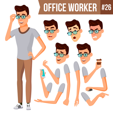 Office Worker  Illustration