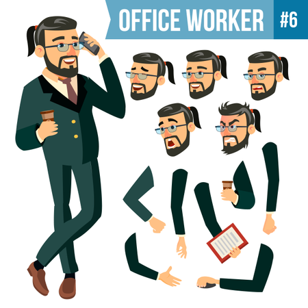 Office Worker  Illustration