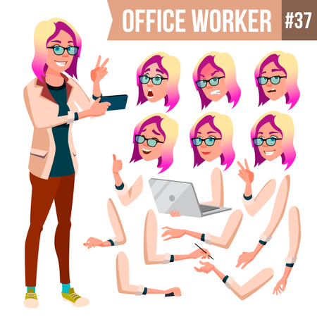 Office Worker  Illustration