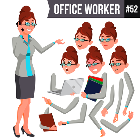 Office Worker  Illustration