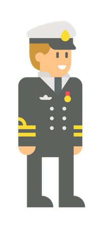 Officier de l'armée  Illustration