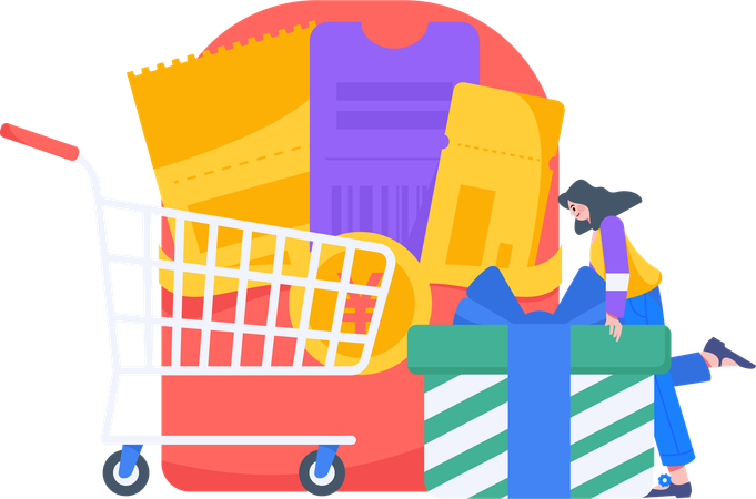 Coupon d'offre d'achat  Illustration