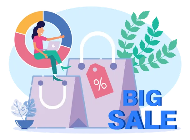 Offre de vente d'achats  Illustration