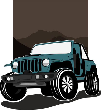 Offroad-Extremabenteuer  Illustration