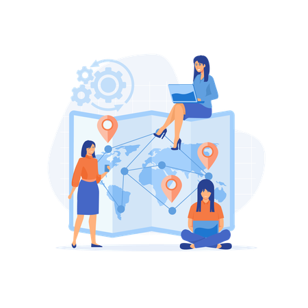 Offshore Software Development  일러스트레이션