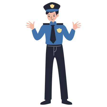 Oficial de policía  Ilustración