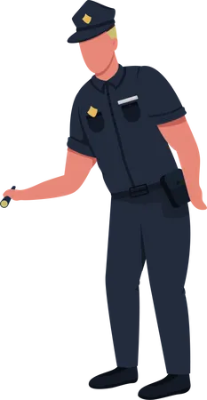 Oficial de policía  Ilustración